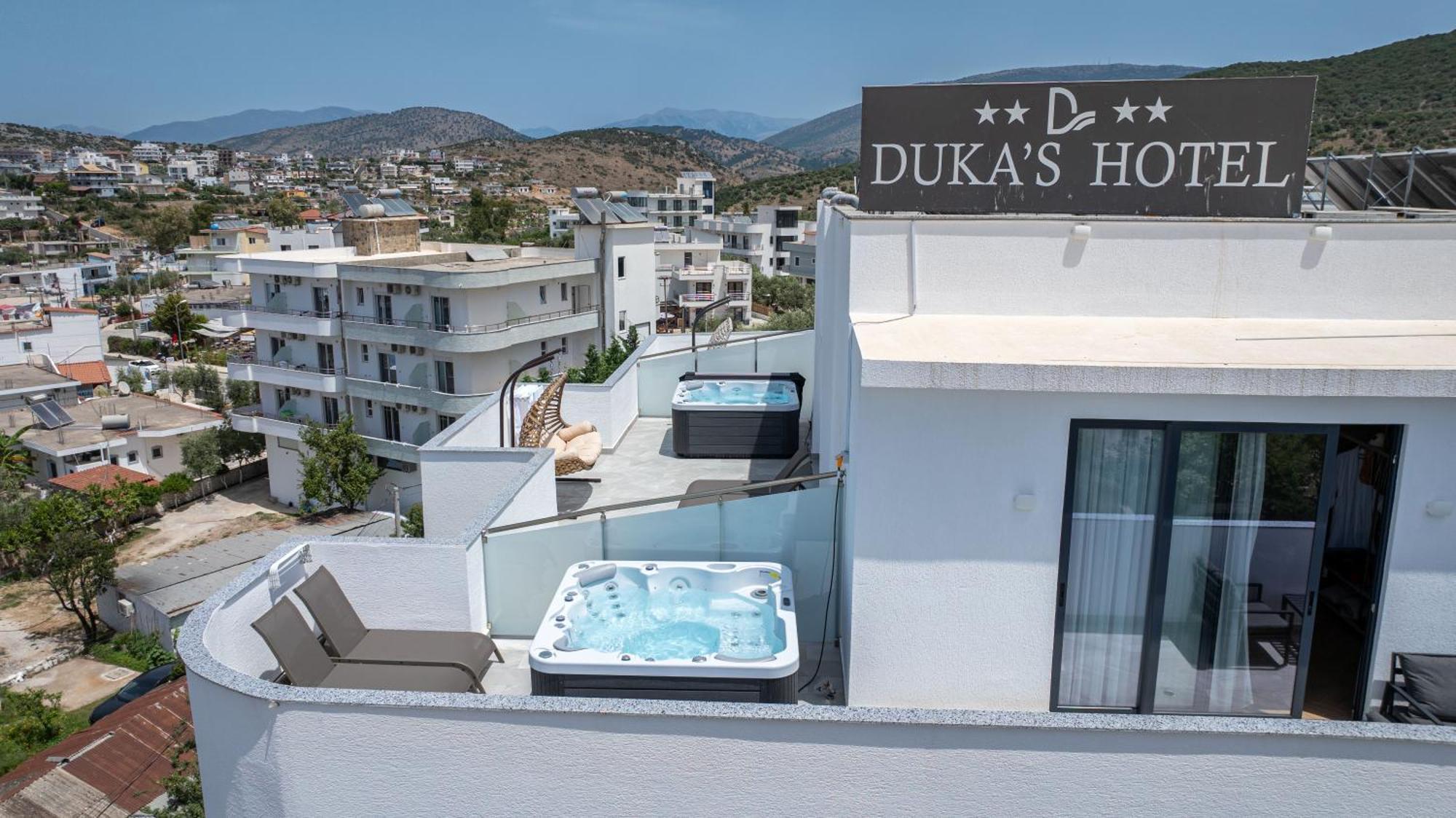 Duka'S Hotel Ksamil Buitenkant foto