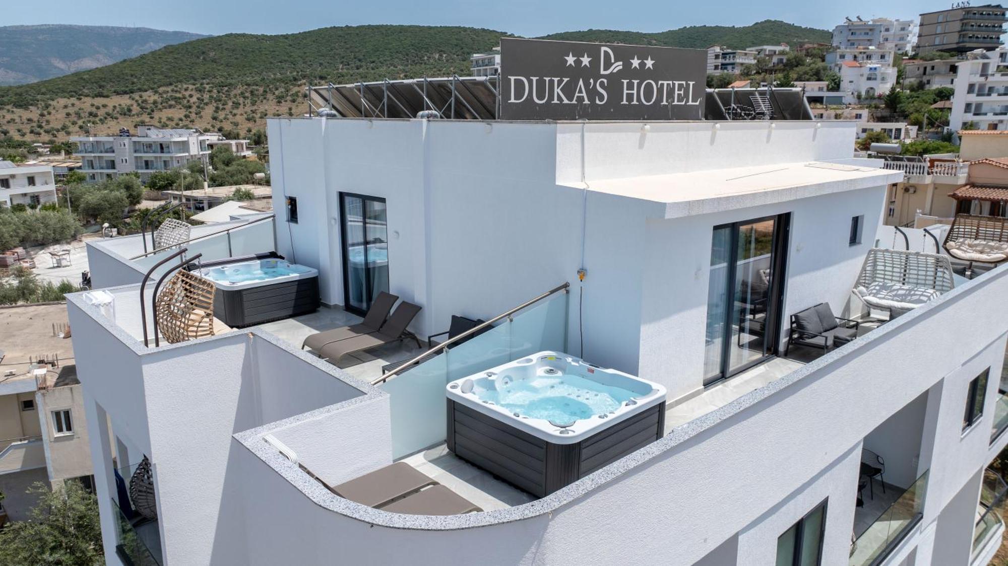 Duka'S Hotel Ksamil Buitenkant foto