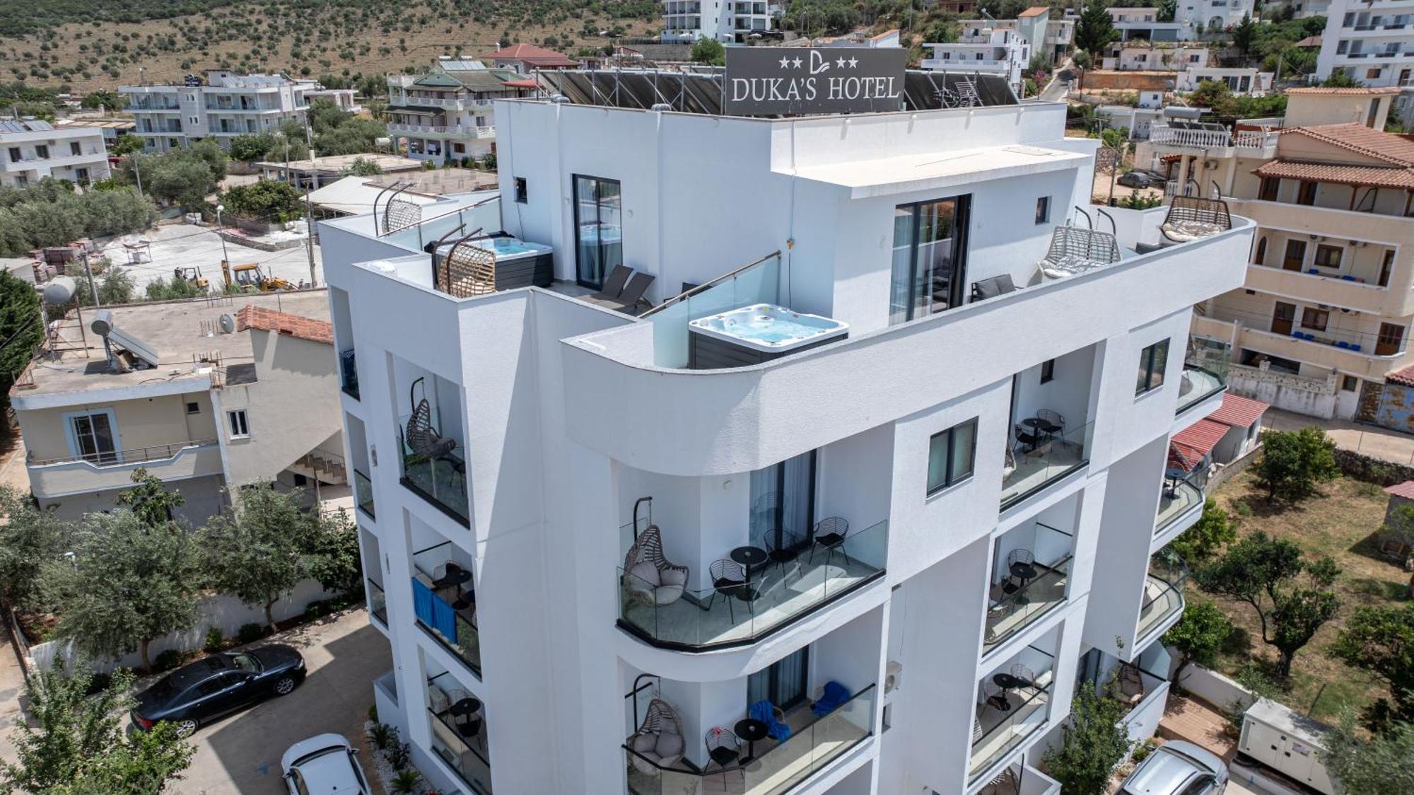 Duka'S Hotel Ksamil Buitenkant foto